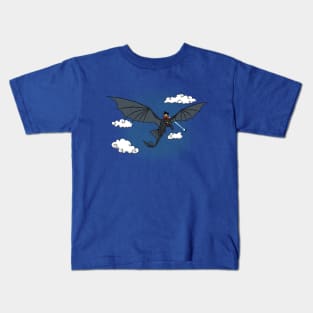 Funny Anime Dragon Movie Mashup Kids T-Shirt